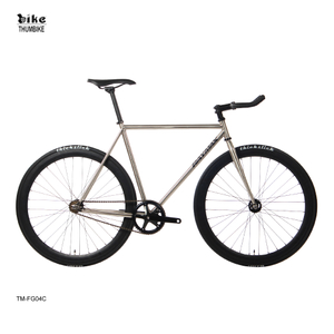  مواصفات قابلة للتخصيص Chromoly Frame Golden Fixie Bike